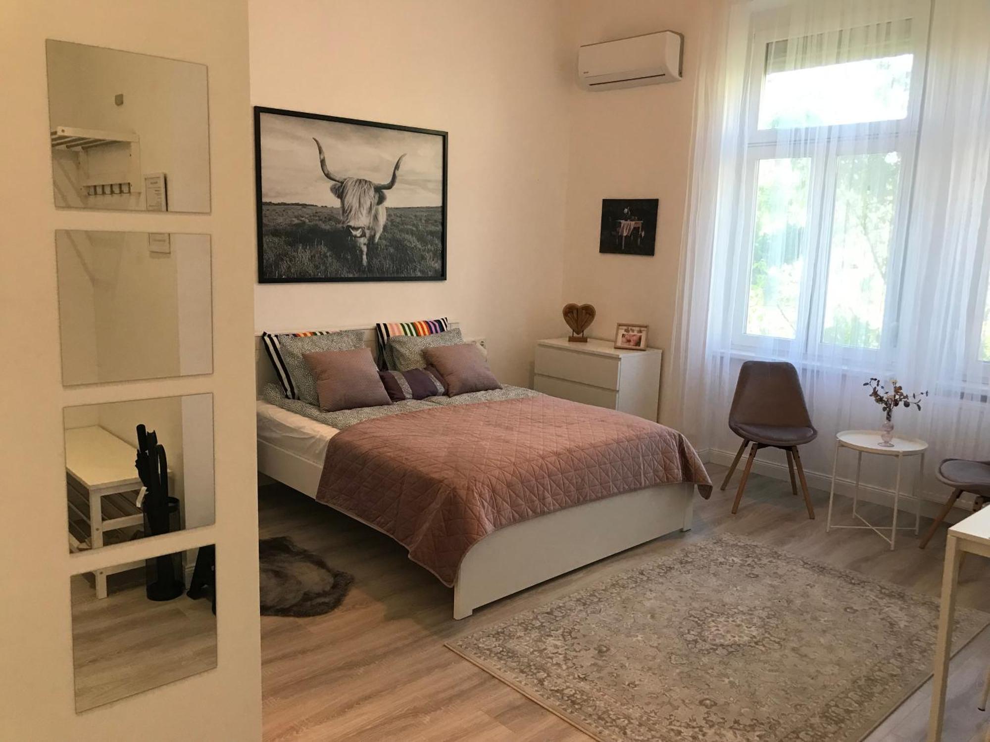 A Lovley Newly Decorated Fully Equipped Walking Distance To The Park Where Will Find The World Famous Szechenyi Thermal Bath Spa, Museums , And The Capital Circus , Ac, Smart Tv, High Speed Internet Boedapest