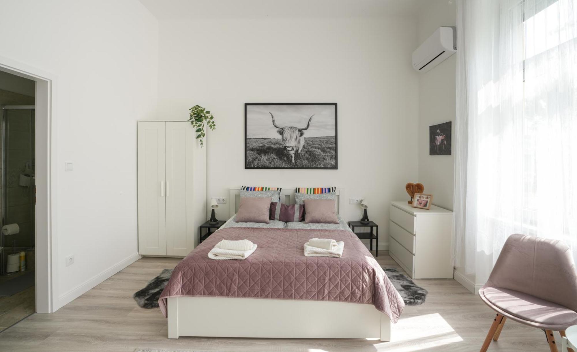 Appartement A Lovley Newly Decorated Fully Equipped Walking Distance To The Park Where Will Find The World Famous Szechenyi Thermal Bath Spa, Museums , And The Capital Circus , Ac, Smart Tv, High Speed Internet Boedapest