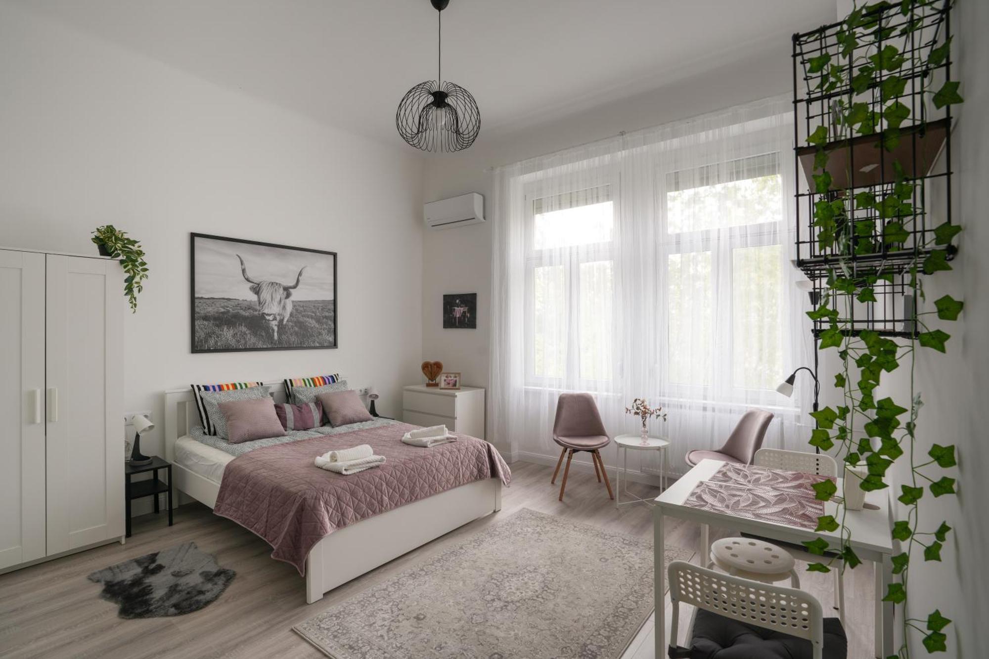 A Lovley Newly Decorated Fully Equipped Walking Distance To The Park Where Will Find The World Famous Szechenyi Thermal Bath Spa, Museums , And The Capital Circus , Ac, Smart Tv, High Speed Internet Appartement